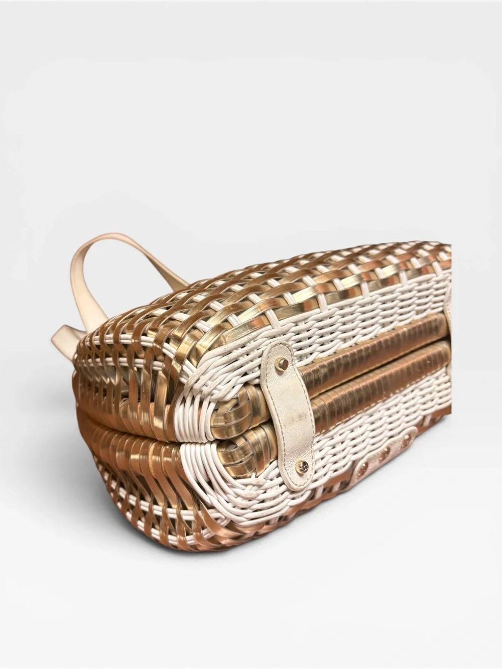 Vintage Kate Spade Havana Avita Basket Bag